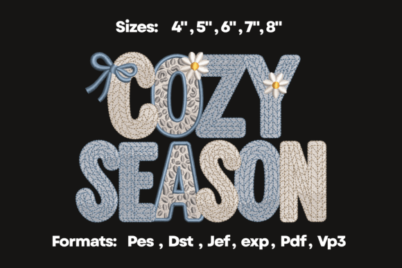 Cozy Season Knit Texture Embroidery Review