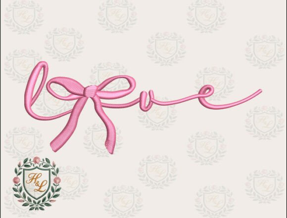 Ribbon Bow Love Embroidery Design Review